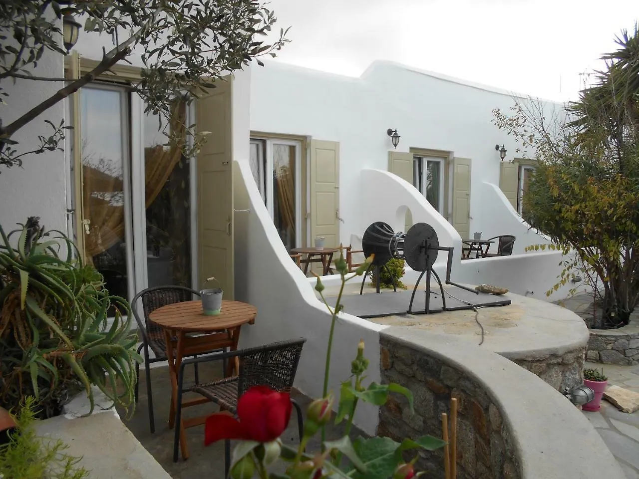 Mykonos Town La Veranda Of Mykonos Traditional Guesthouse בית הארחה